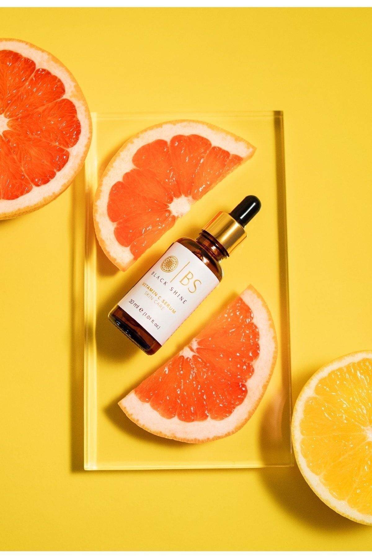Black Shine Bs Collagen Serum 30Ml + Vitamin C Serum 30Ml + Peeling Serum 30Ml