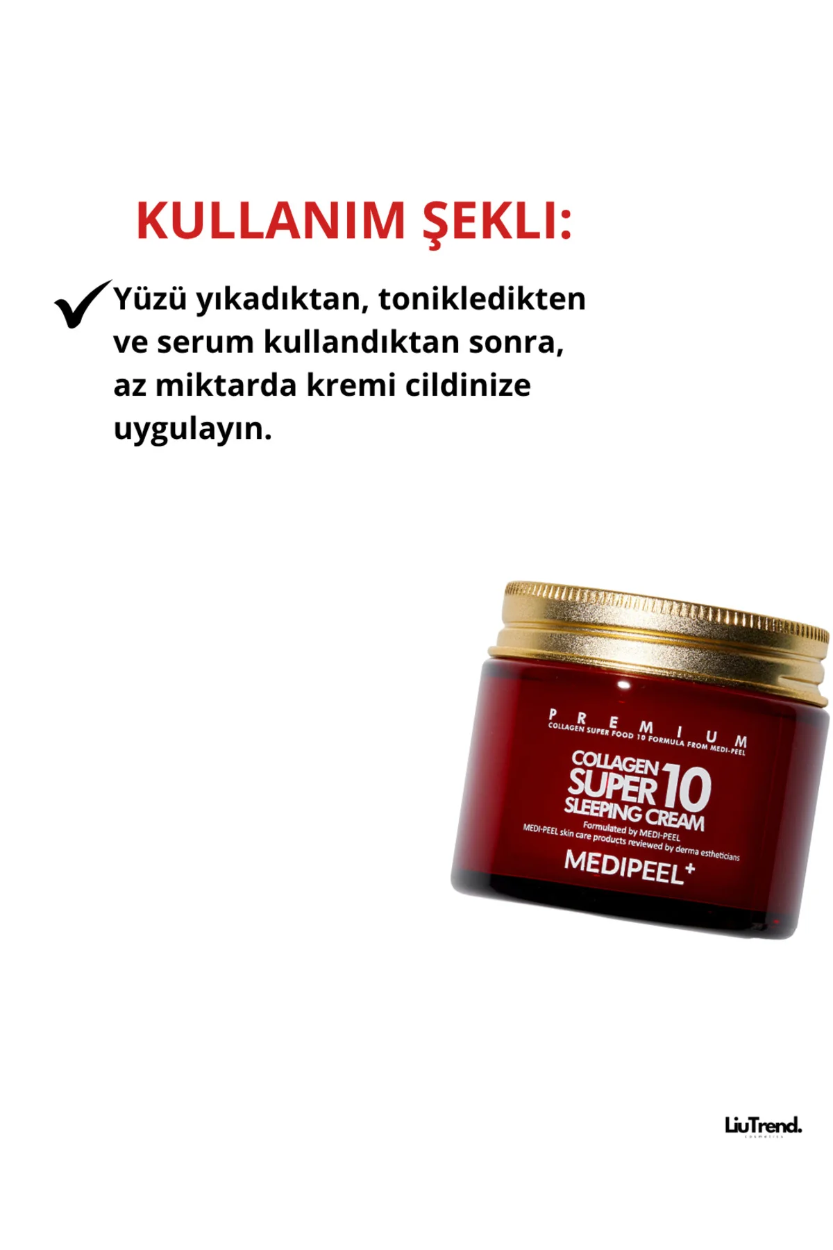 Collagen Super 10 Sleeping Cream(KOLAJENLİ GECE KREMİ) M0035