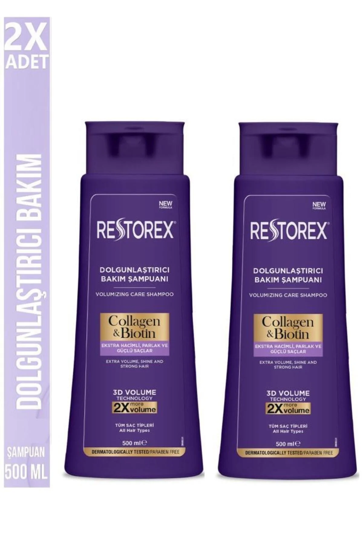 Collagen&biotin Dolgunlaştırıcı Şampuan 500 Ml X 2 Adet Collagen&biotin Dolgunlaştırıcı Şampuan 500 Ml X 2 Adet