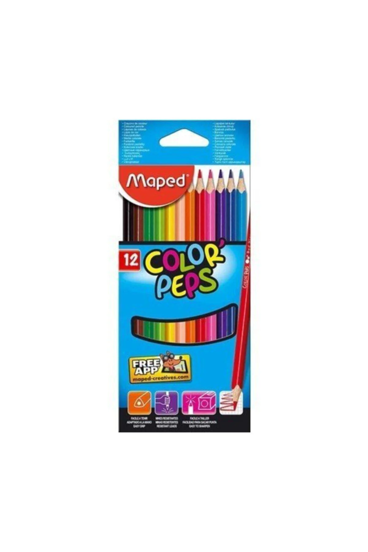 Color Peps 12'li Kuru Boya Kalemi 183212