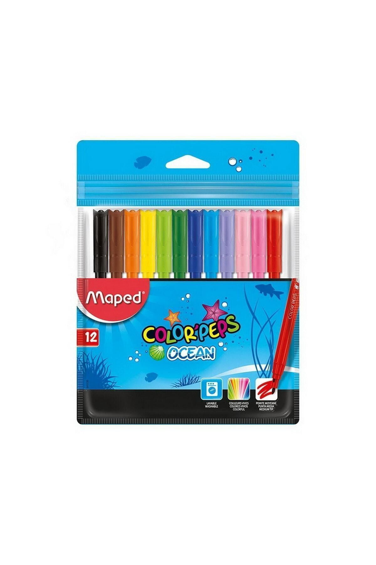 Color Peps Ocean Keçeli Kalem 12 Renk (845720)