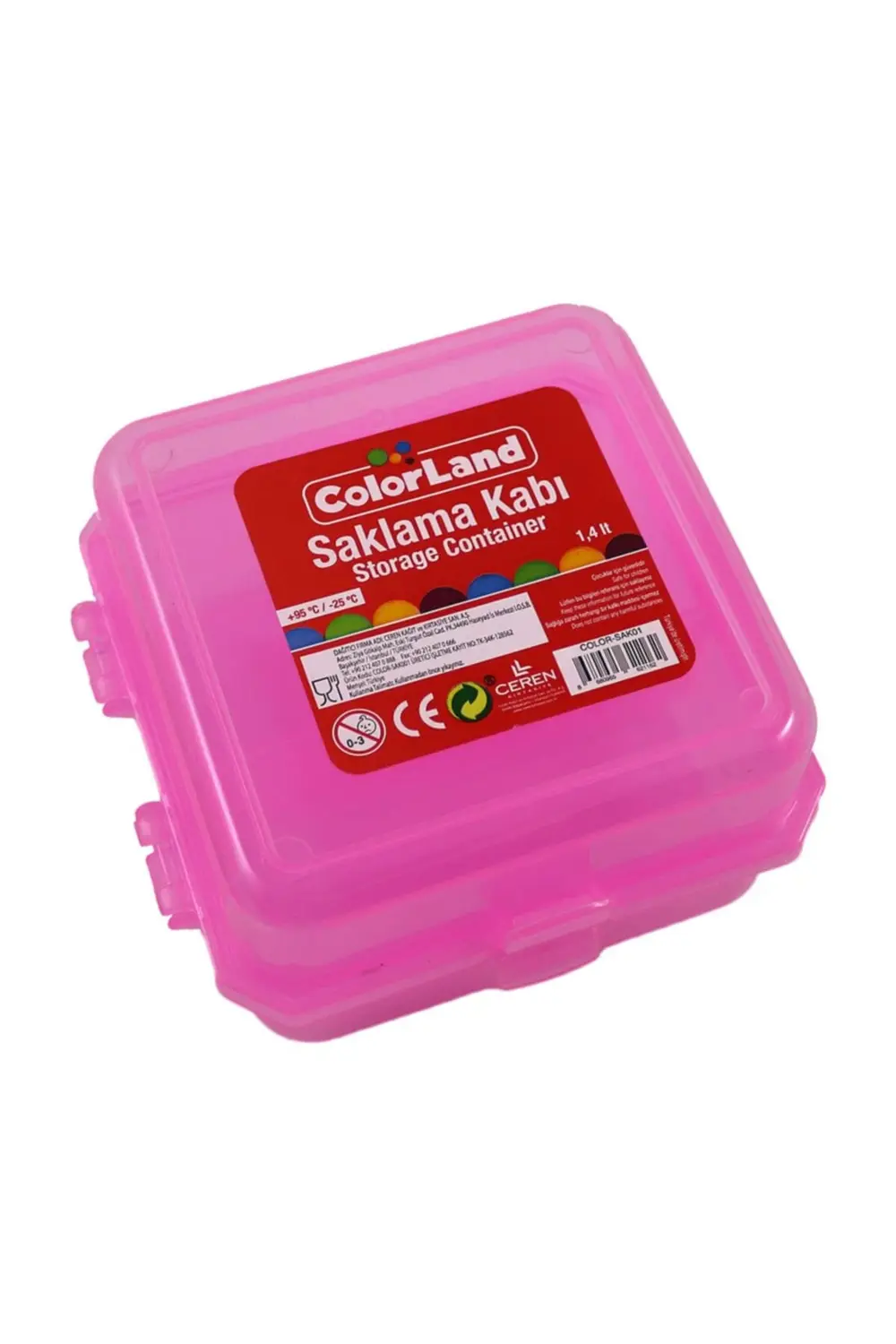 Colorland Sak01 Saklama Kabı