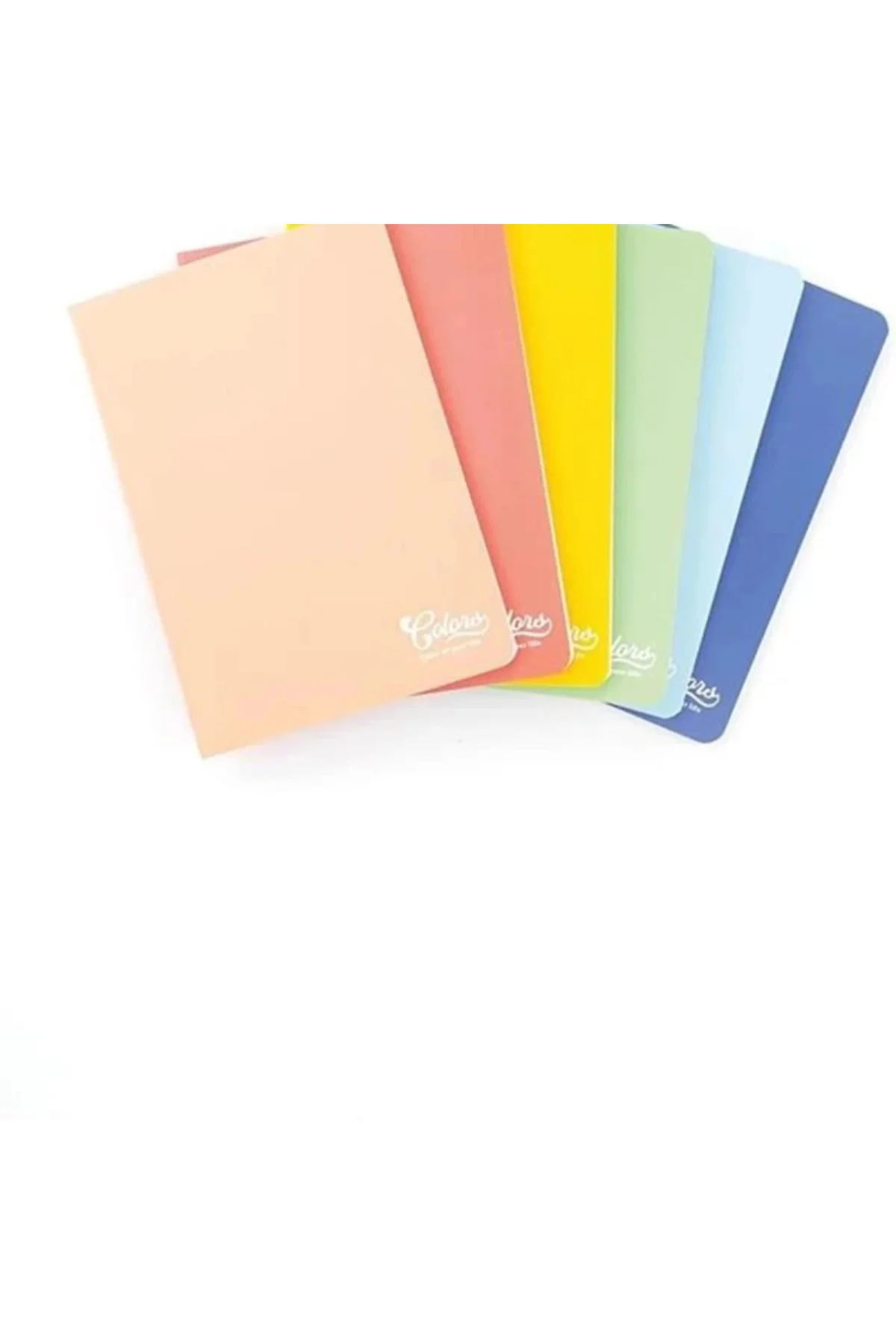 Colors A5 60 Yaprak Çizgili Defter 3'lü Paket, Mor, Yeşil, Sarı