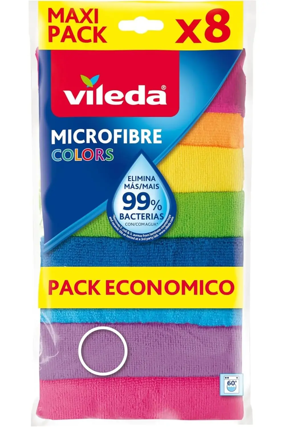 Colors Mikrofiber Bez, Çok renkli, 8 Parça 1200752