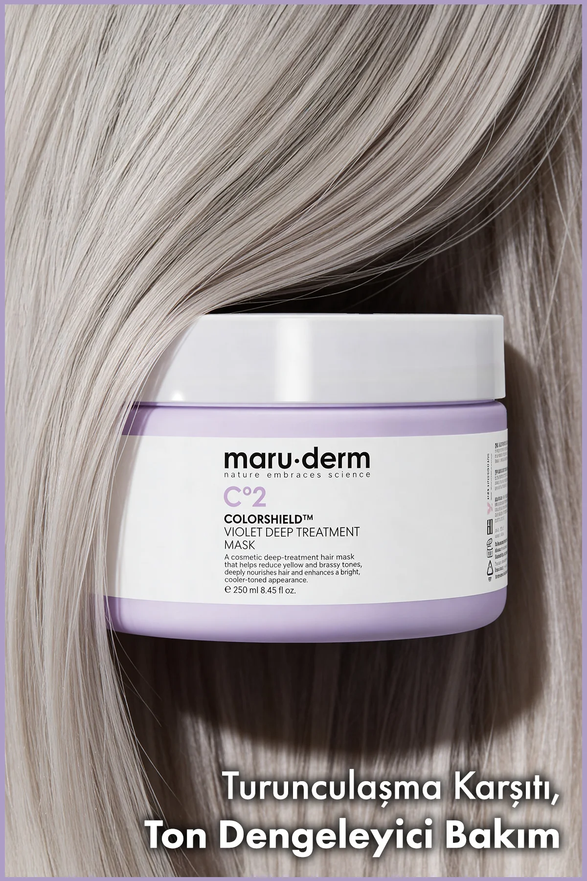ColorShield™ Mor Saç Maskesi – Turunculaşma Karşıtı Yoğun Bakım Mor Saç Maskesi 250 ML ColorShield™ Mor Saç Maskesi – Turunculaşma Karşıtı Yoğun Bakım Mor Saç Maskesi 250 ML