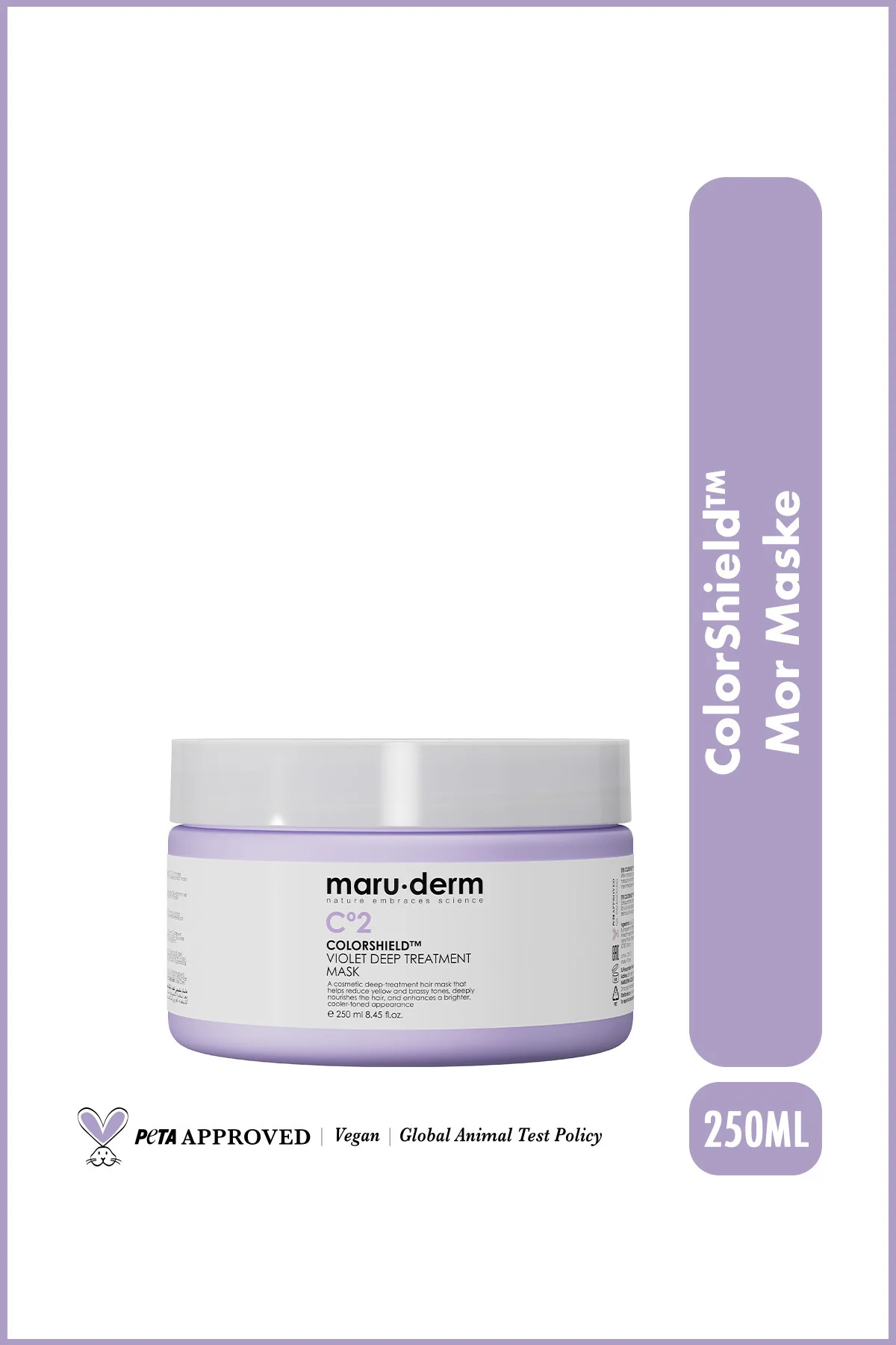 ColorShield™ Mor Saç Maskesi – Turunculaşma Karşıtı Yoğun Bakım Mor Saç Maskesi 250 ML ColorShield™ Mor Saç Maskesi – Turunculaşma Karşıtı Yoğun Bakım Mor Saç Maskesi 250 ML