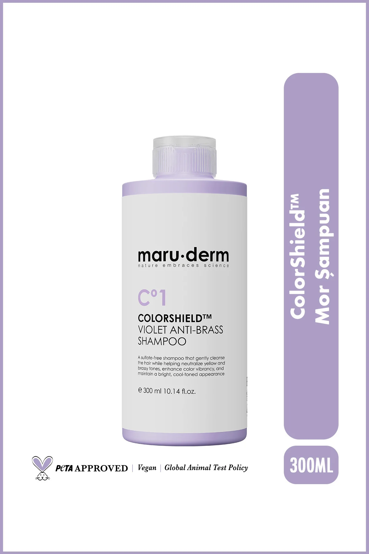 ColorShield™ Mor Şampuan – Turunculaşma Karşıtı ve Sarı Saç Ton D