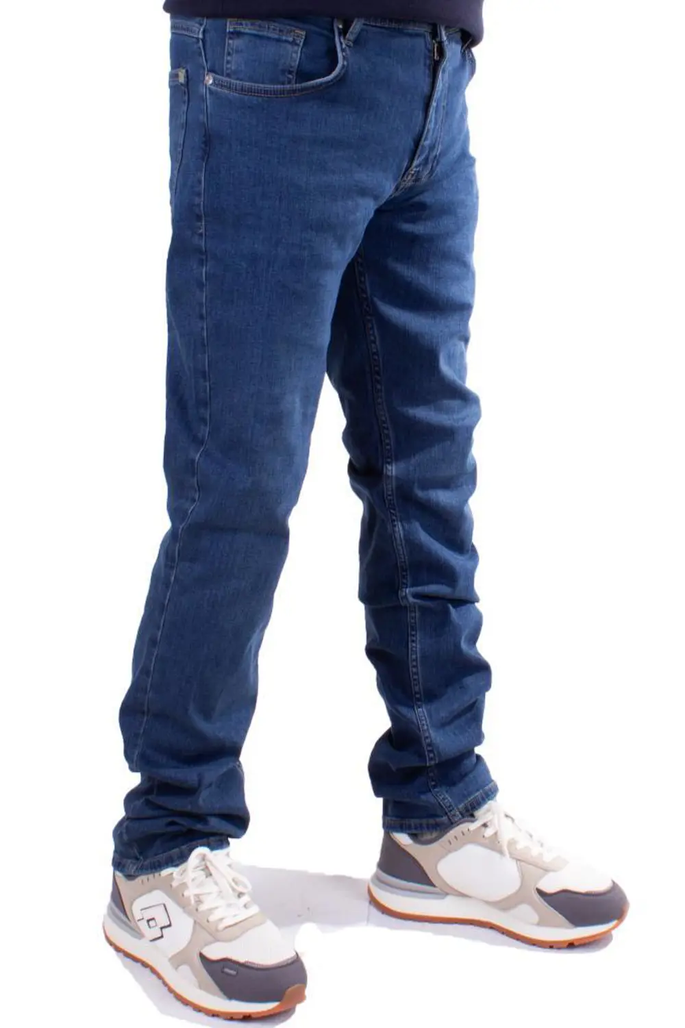 Colt Jeans  Vega 9133-56 Mavi Yüksek Bel Rahat Paça Erkek Jeans  