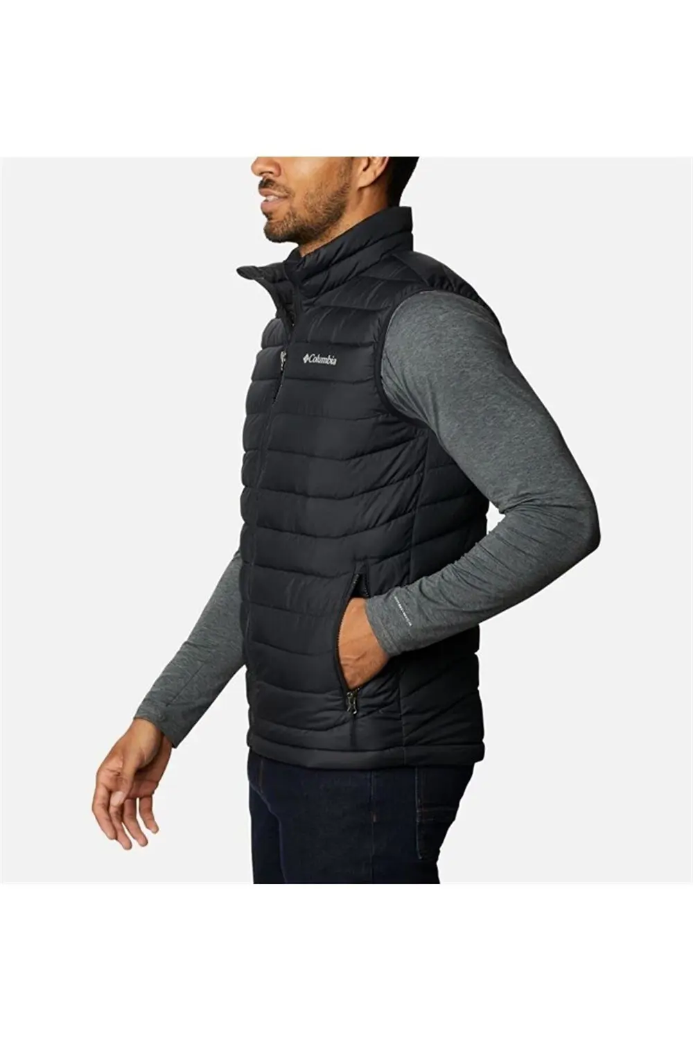 Columbia Erkek Yelek - White Out Omni Heat XO0482-010