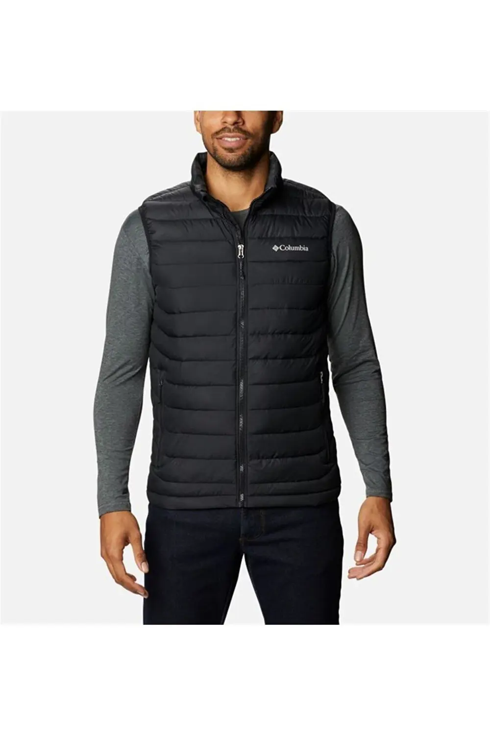 Columbia Erkek Yelek - White Out Omni Heat XO0482-010