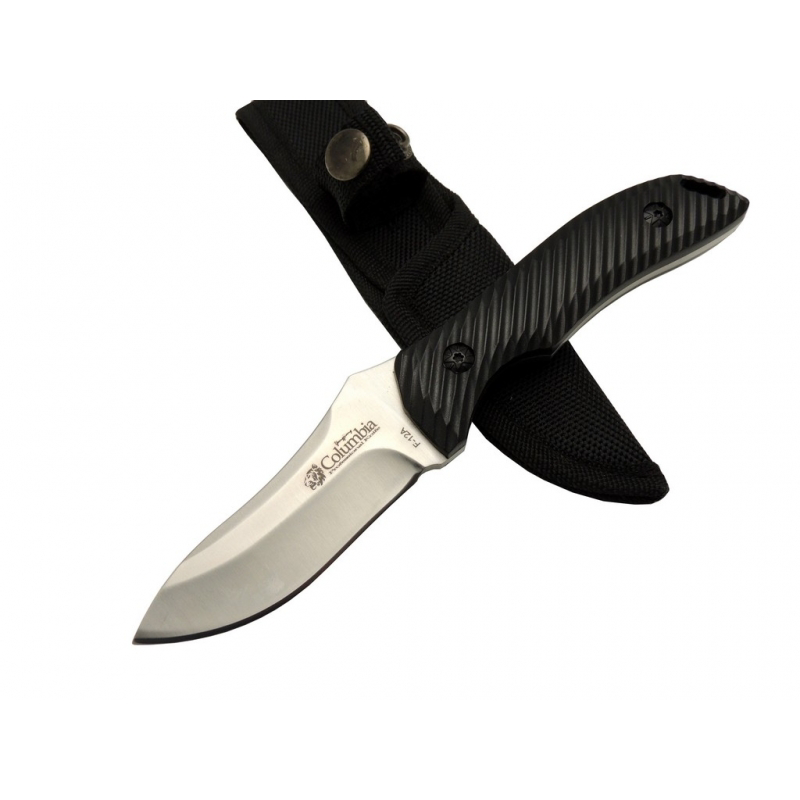 Columbia F 12A Siyah Av Bıçağı 20cm - Plastik Sap, Kılıflı TdrTR