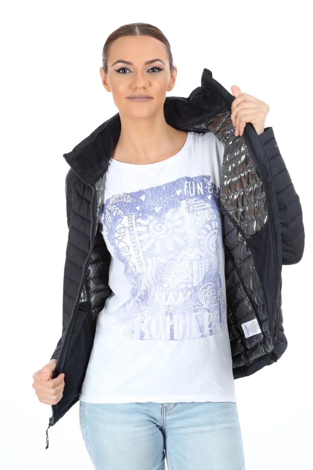 Columbia Kadın Mont - White Out II Omni-Heat™ Jacket XK0677-010