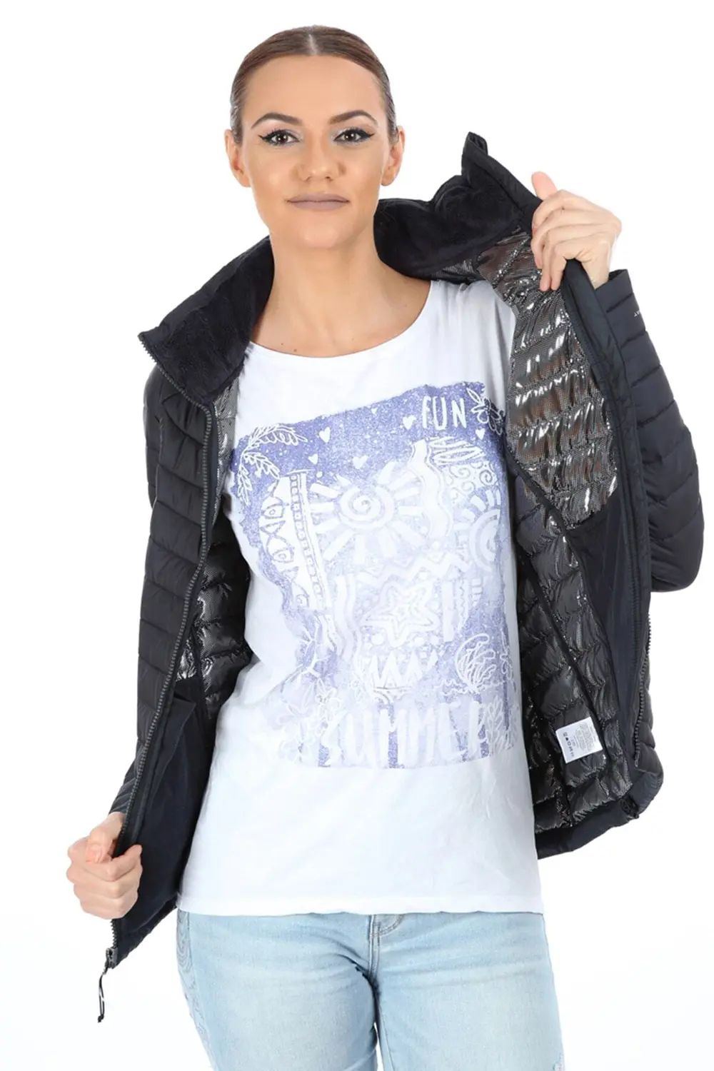 Columbia Kadın Mont - White Out II Omni-Heat™ Jacket XK0677-010