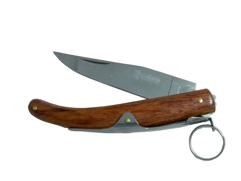 Columbia Okapi Gc2079a Kahverengi Cep Çakısı 20cm - Manuel, Ahşap