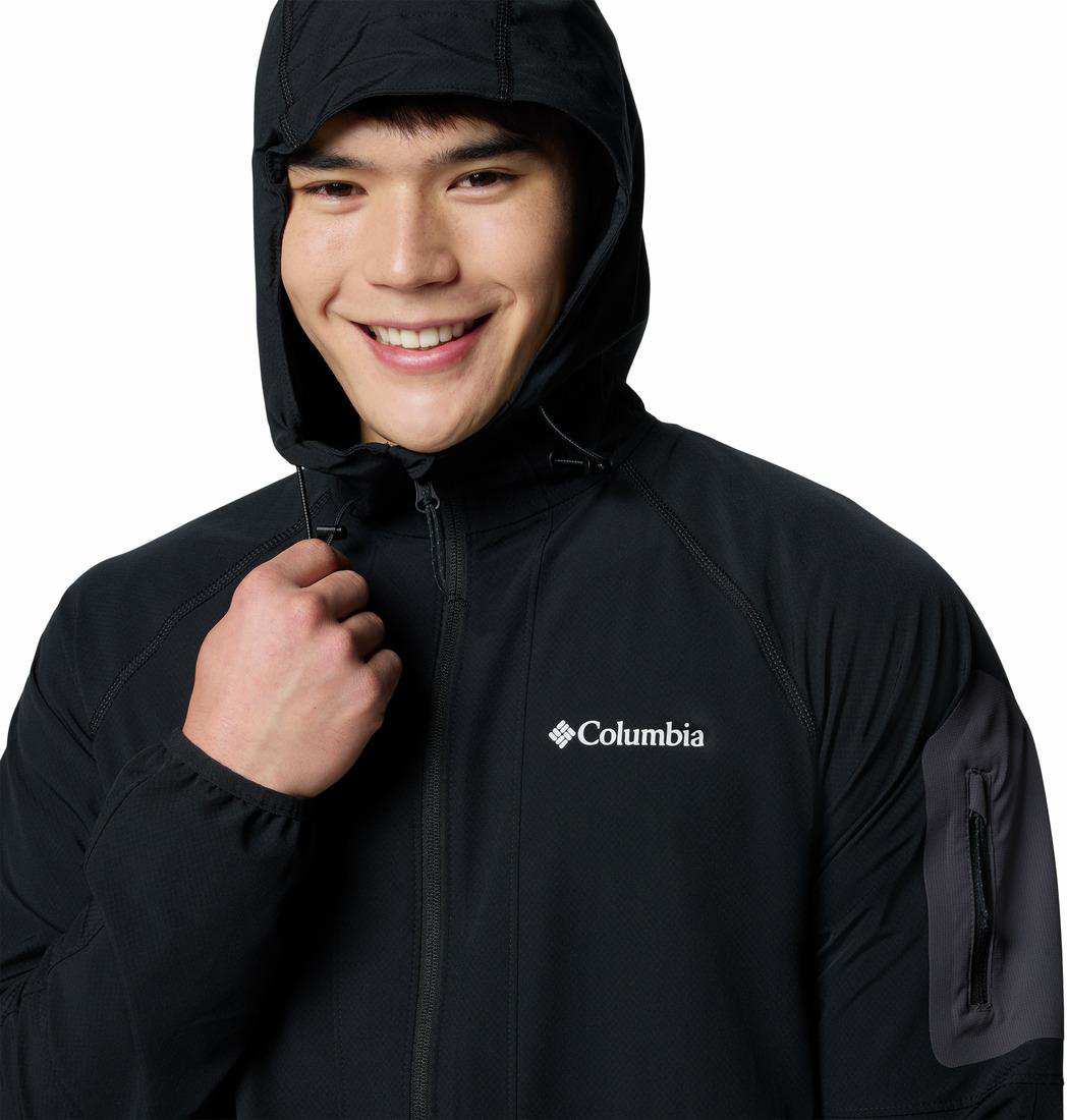 Columbia Tall Heights İi Hooded Erkek Softshell Wo9423-010 Columbia Tall Heights İi Hooded Erkek Softshell Wo9423-010