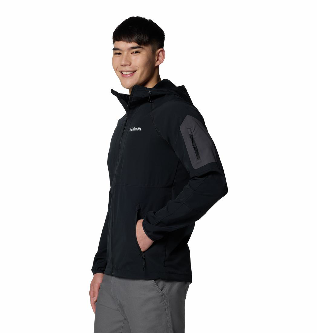 Columbia Tall Heights İi Hooded Erkek Softshell Wo9423-010 Columbia Tall Heights İi Hooded Erkek Softshell Wo9423-010