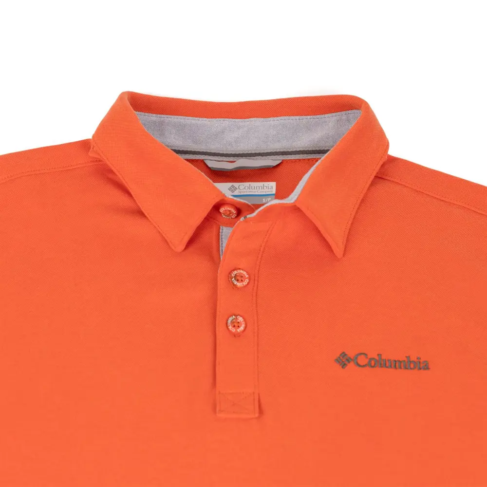 Columbia Turuncu Polo Yaka Erkek T-shirt XJ4998-846