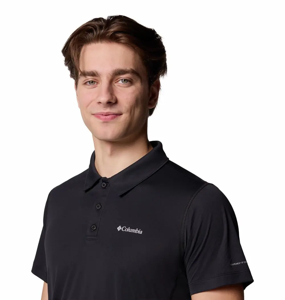 Columbia Zero Rules Light Erkek Kısa Kollu Polo T-Shirt AO4872-01