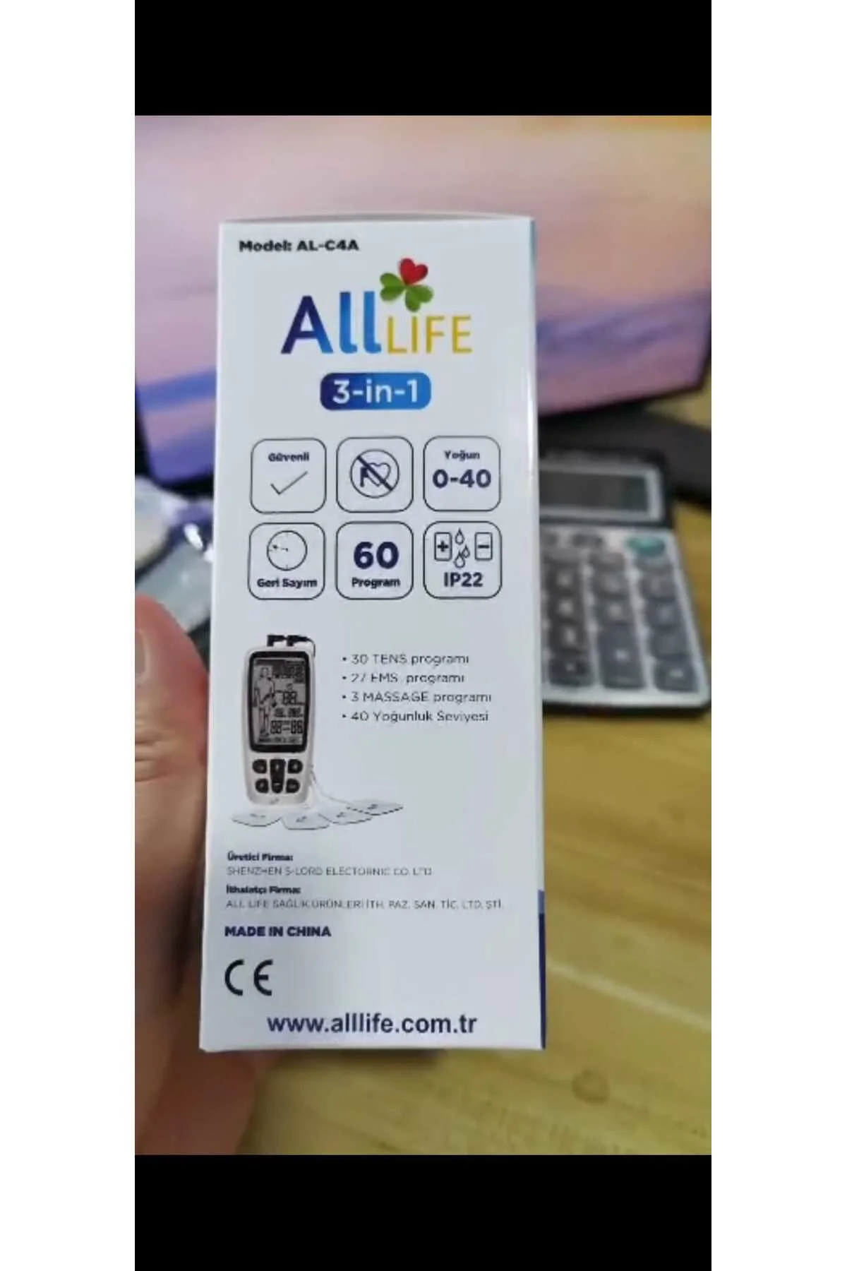 Combo Elektroterapi Tens Cihazı Masaj Aleti Combo Elektroterapi Tens Cihazı Masaj Aleti