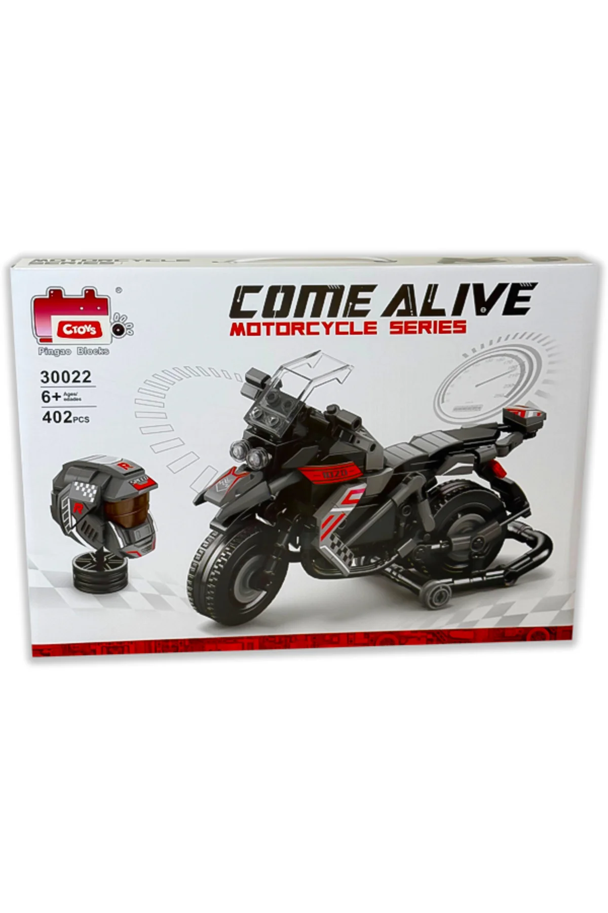 Come Alive Blok Motorsiklet 402 Parça 30022 Come Alive Blok Motorsiklet 402 Parça 30022