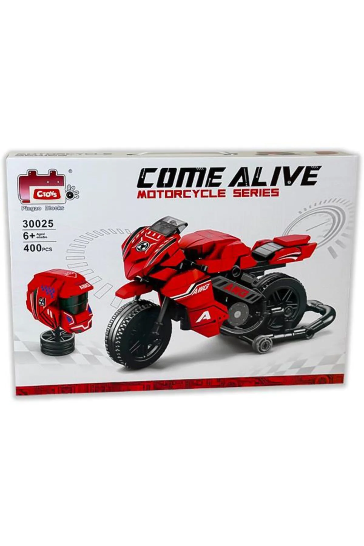 Come Alive Blok Yarış Motoru 400 Parça 30025