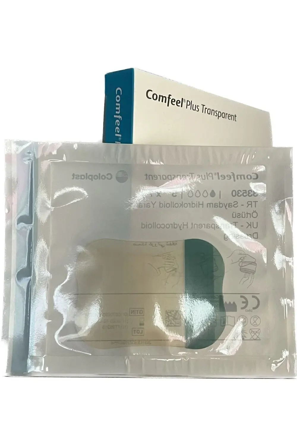 Comfeel Plus Şeffaf Hidrokolloid Yara Örtüsü 5*7 Cm (10 Adet)