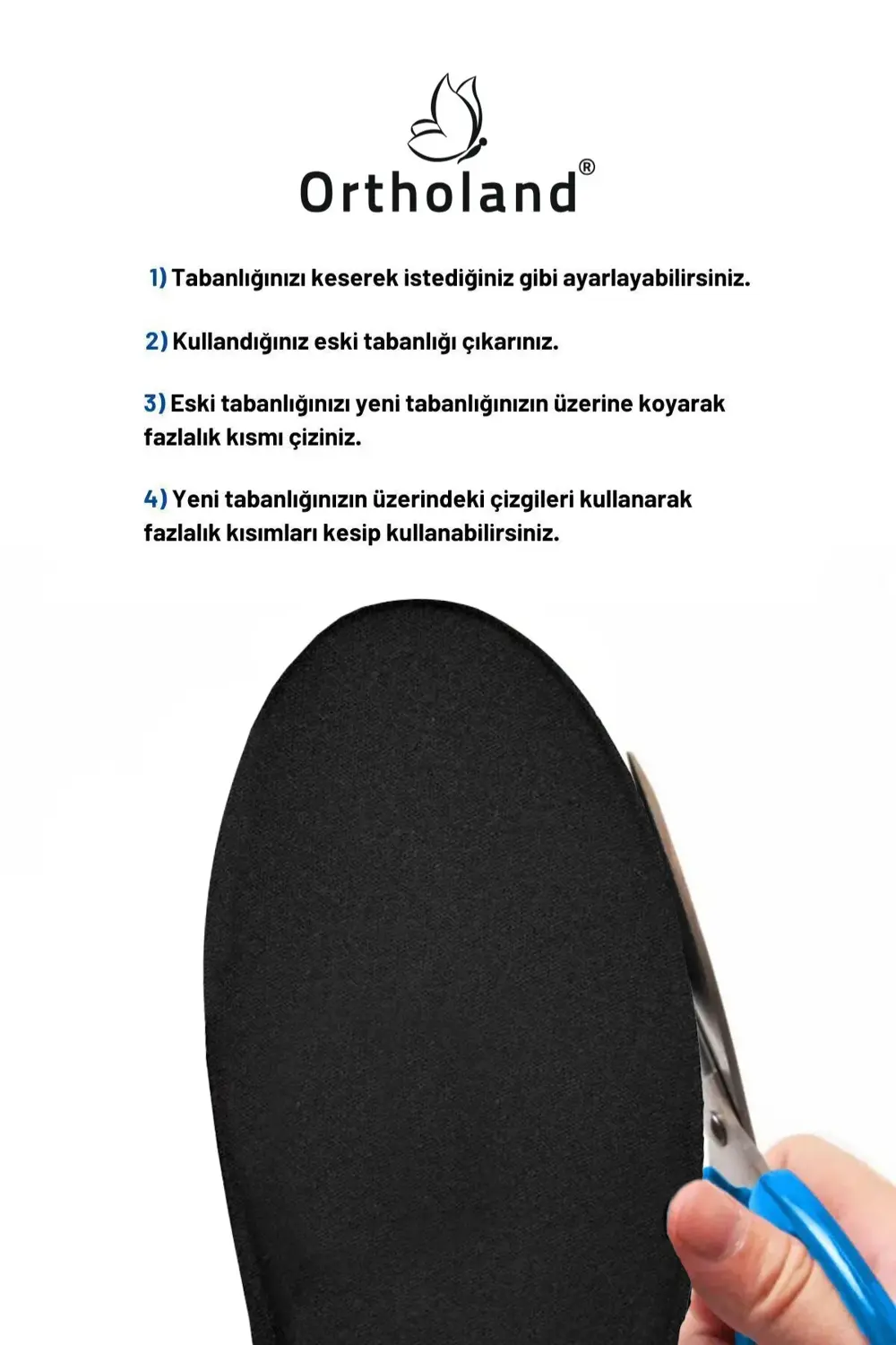 Comfort Ortopedik Ayakkabı Tabanlık, Konforlu Ayakkabı Tabanı, Ay