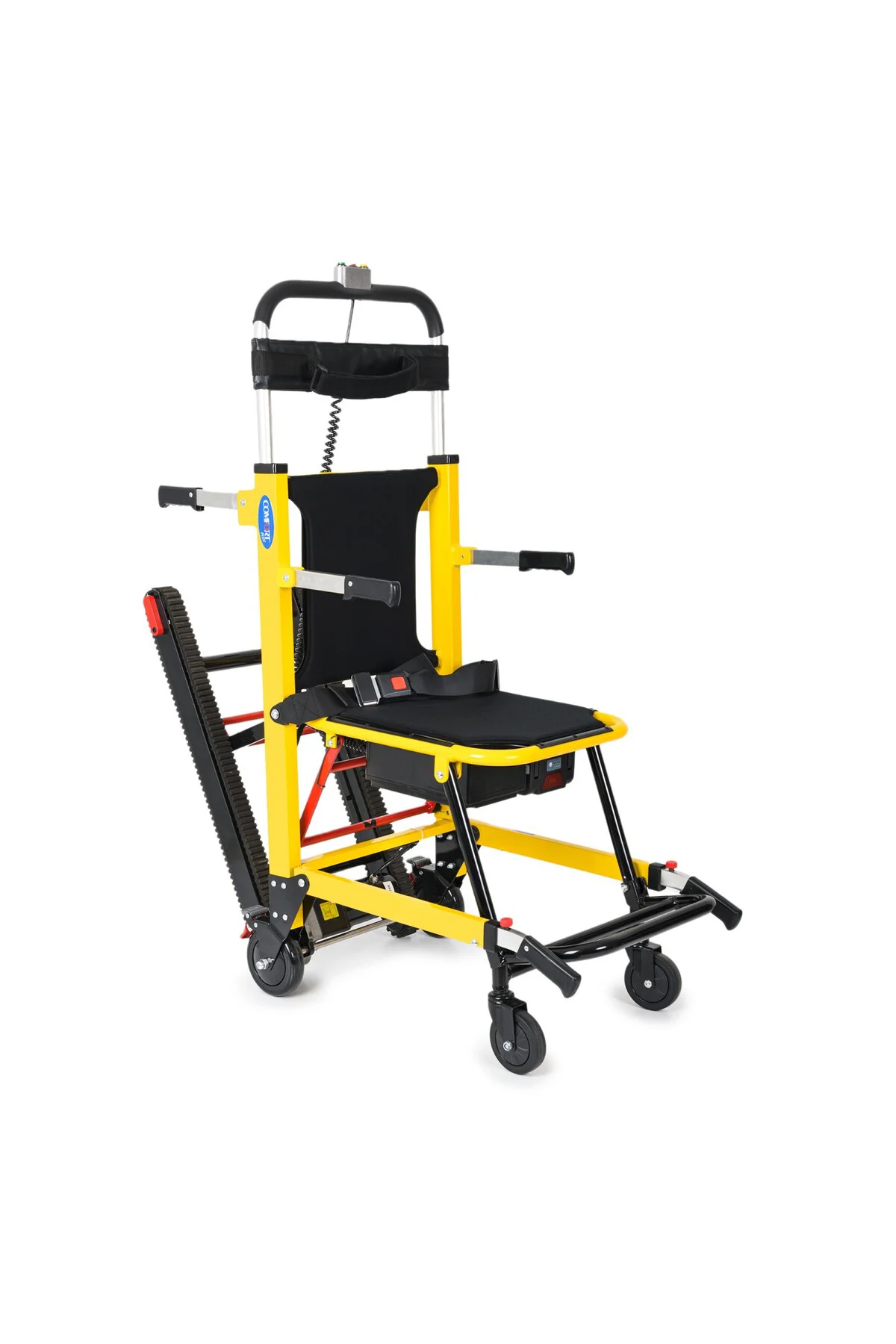 Comfort Plus Airgo Merdiven İnme Çıkma Cihazı | Motorlu, Akülü, Paletli Sistemli Transfer Aracı