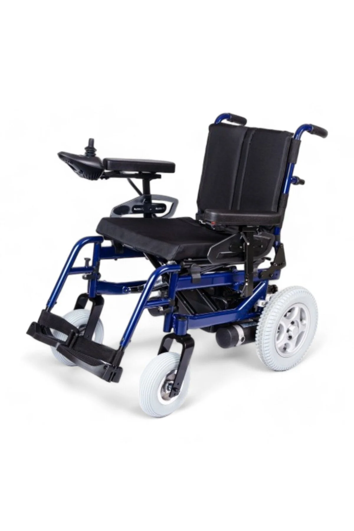 Comfort Plus Akülü Sandalye Lacivert | 340W Motor, Yatar Sırt, Katlanır Alüminyum Şase, 130kg Allure Comfort Plus Akülü Sandalye Lacivert | 340W Motor, Yatar Sırt, Katlanır Alüminyum Şase, 130kg Allure - Görsel 2