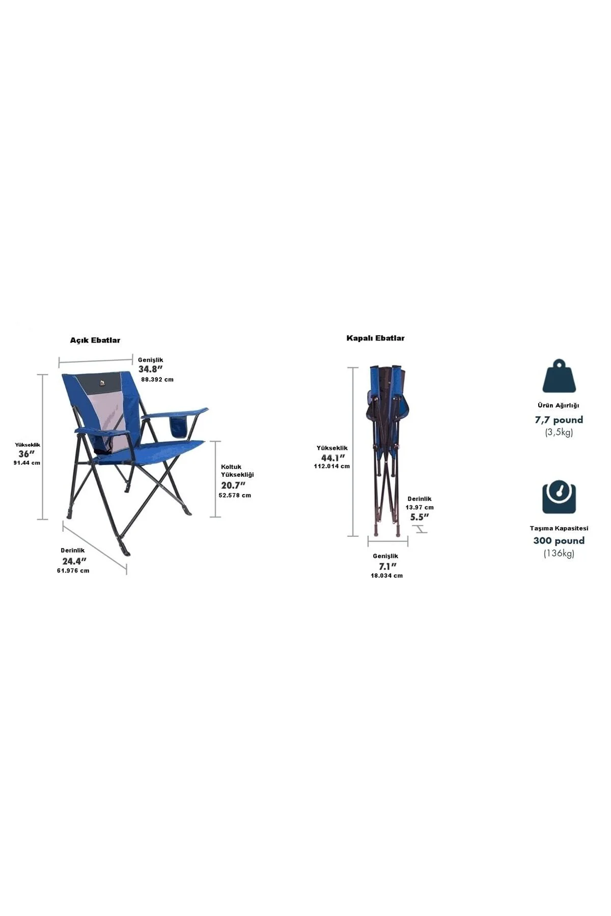 Comfort Pro Chair™ Katlanır Kamp Sandalyesi