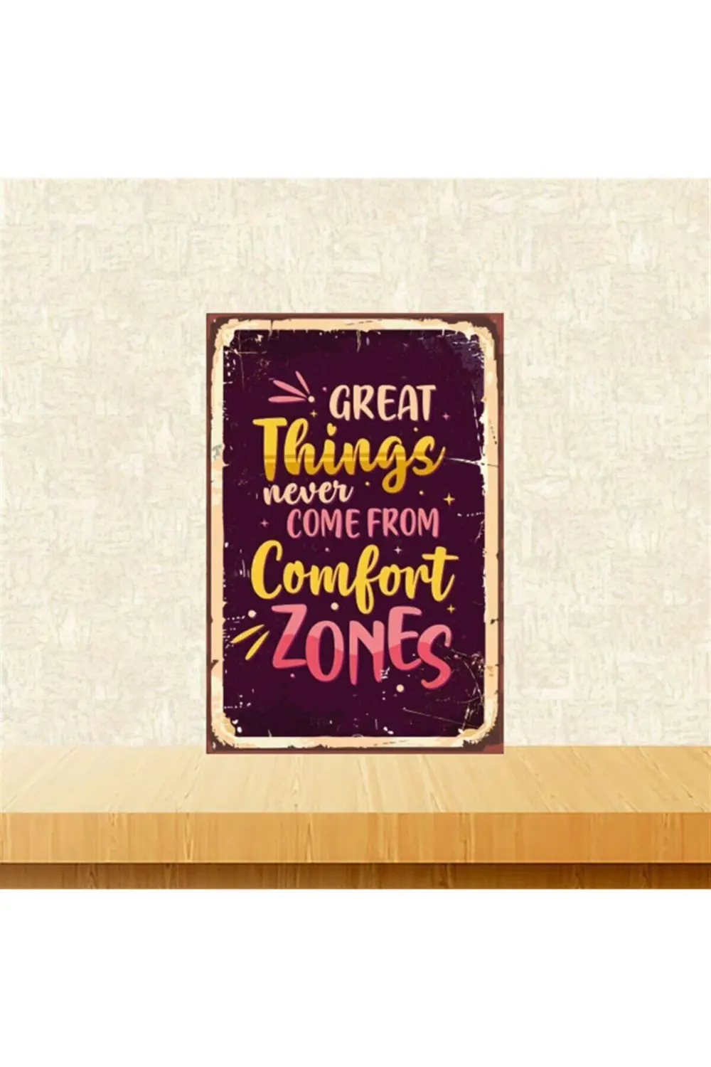 Comfort Zones 20-30 Cm Retro Ahşap Tablo Tkfx5234 Fiyatı, Yorumları ve Özellikleri
