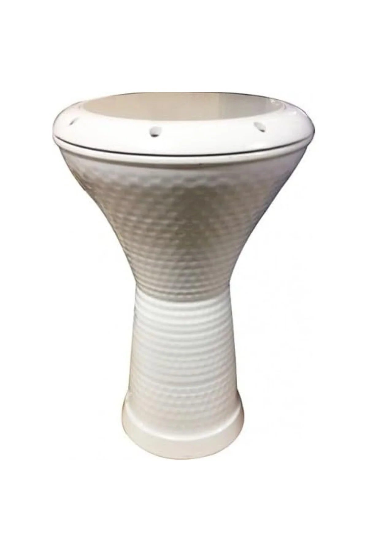 ÇÖMLEK DARBUKA DÜZ BEYAZ MODEL