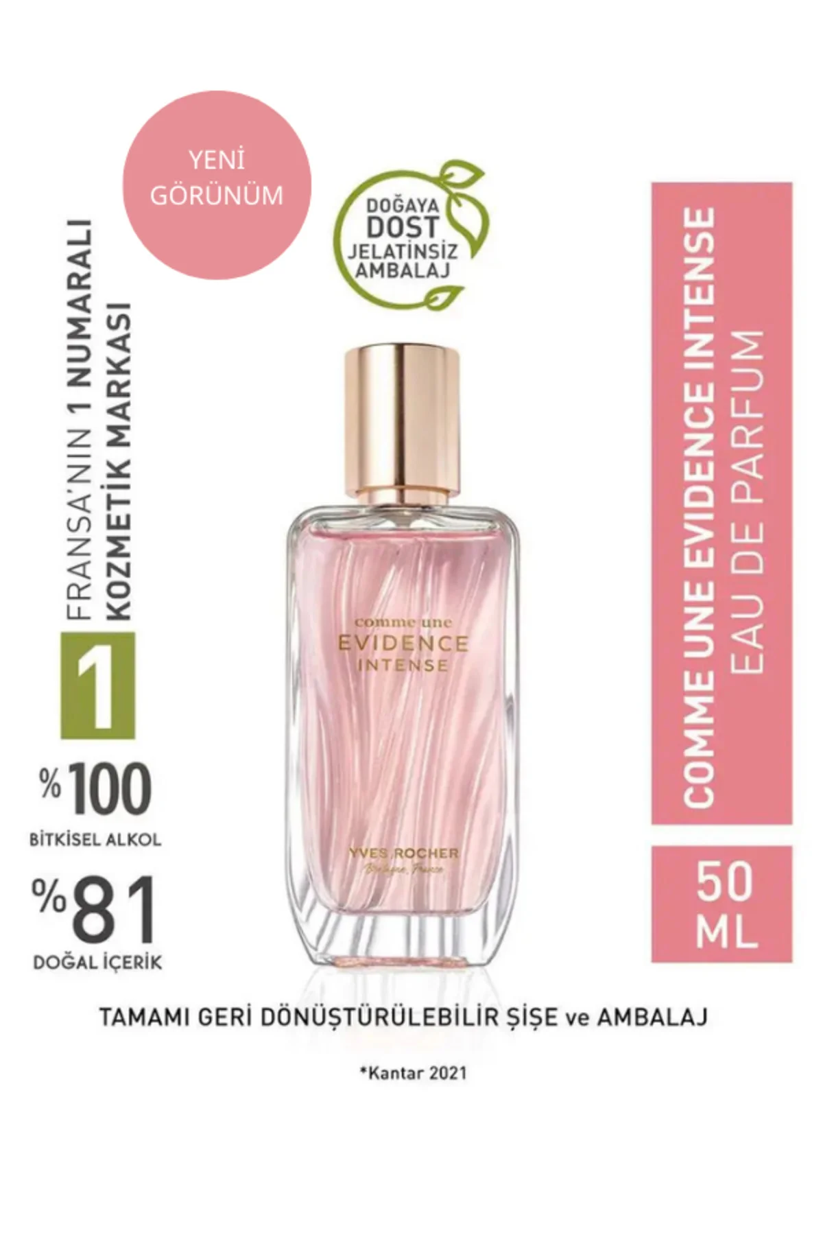 Comme une Evidence Intense - EDP 50 ml Yeni