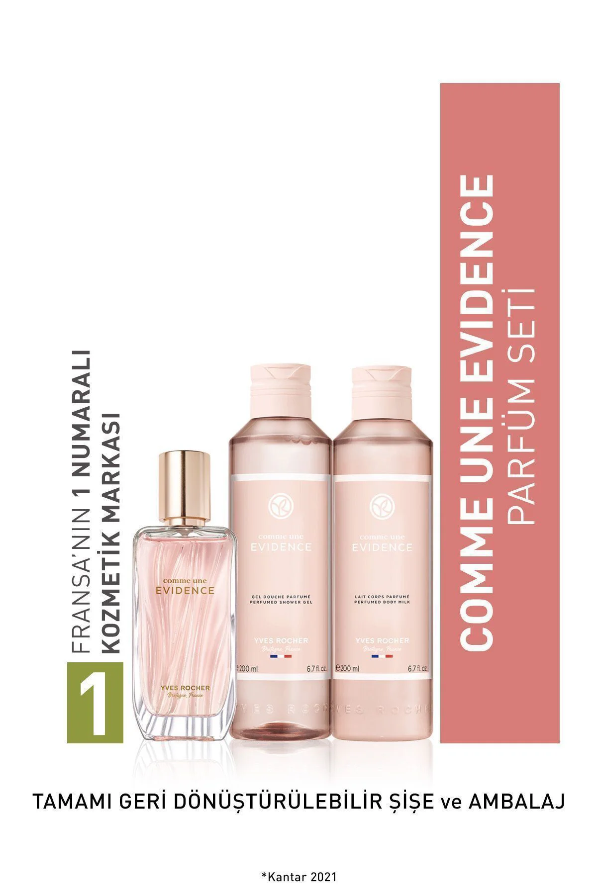 Comme Une Evidence Parfüm-Banyo Seti