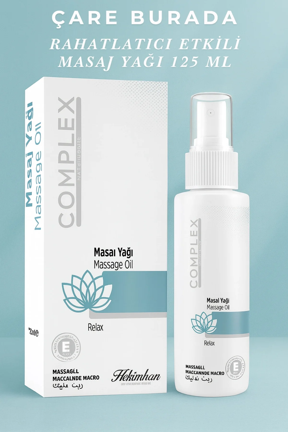 Complex Relax Masaj Yağı 125 Ml