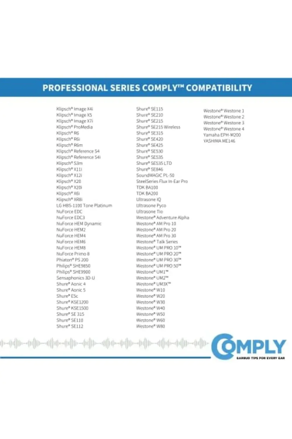 COMPLY Foam P-Serisi Profesyonel Kulaklık Ucu (M) - 3 Çift 395519