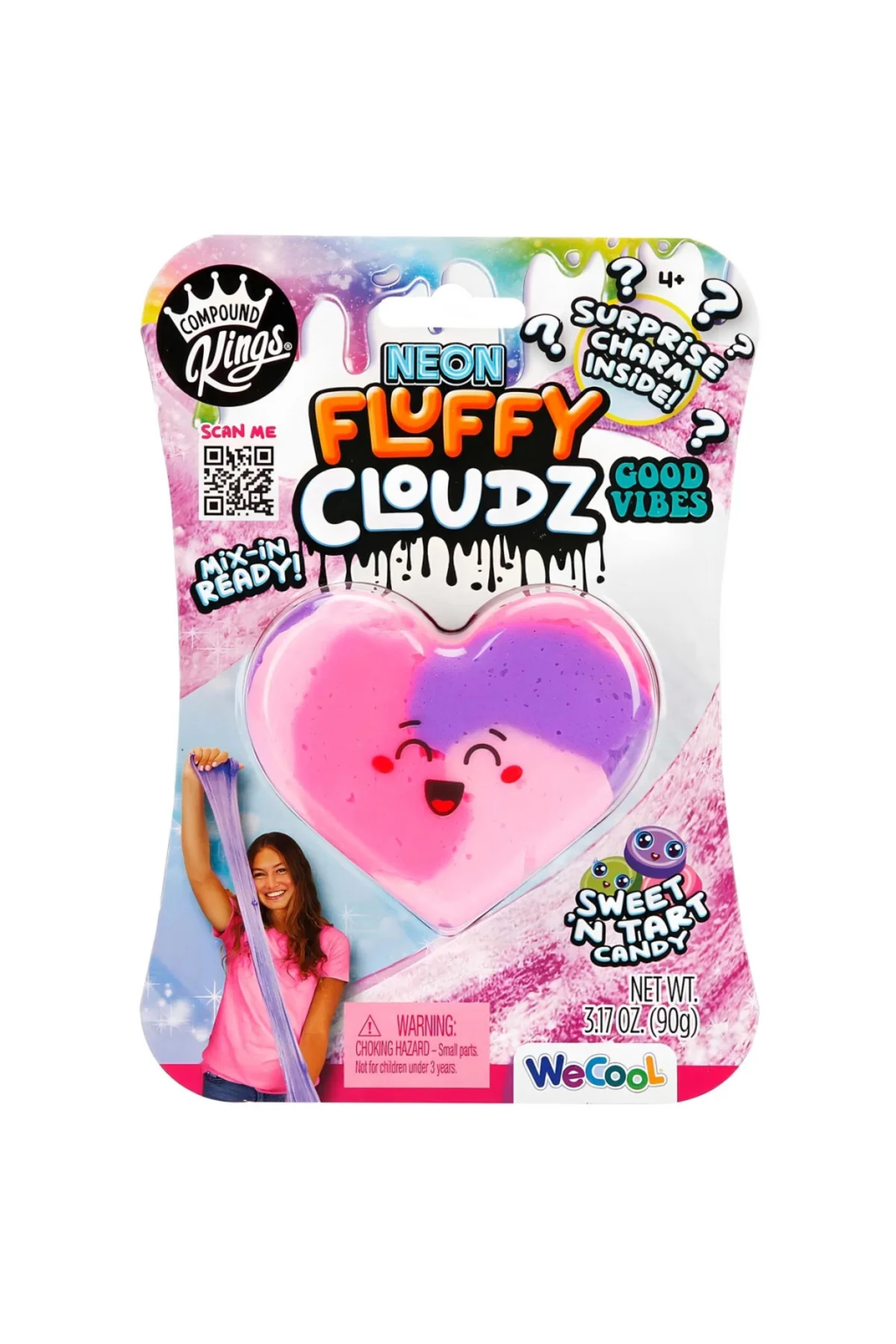Compound Kings Neon Fluffy Cloudz Kalp Slime 11312