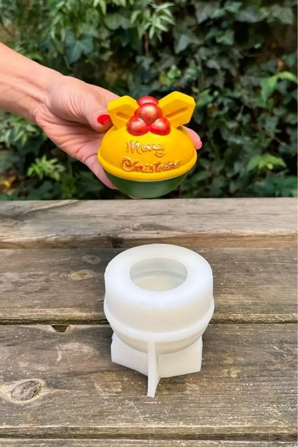 Concept 3D Christmas Top Silikon Mum Kalıbı 1194891