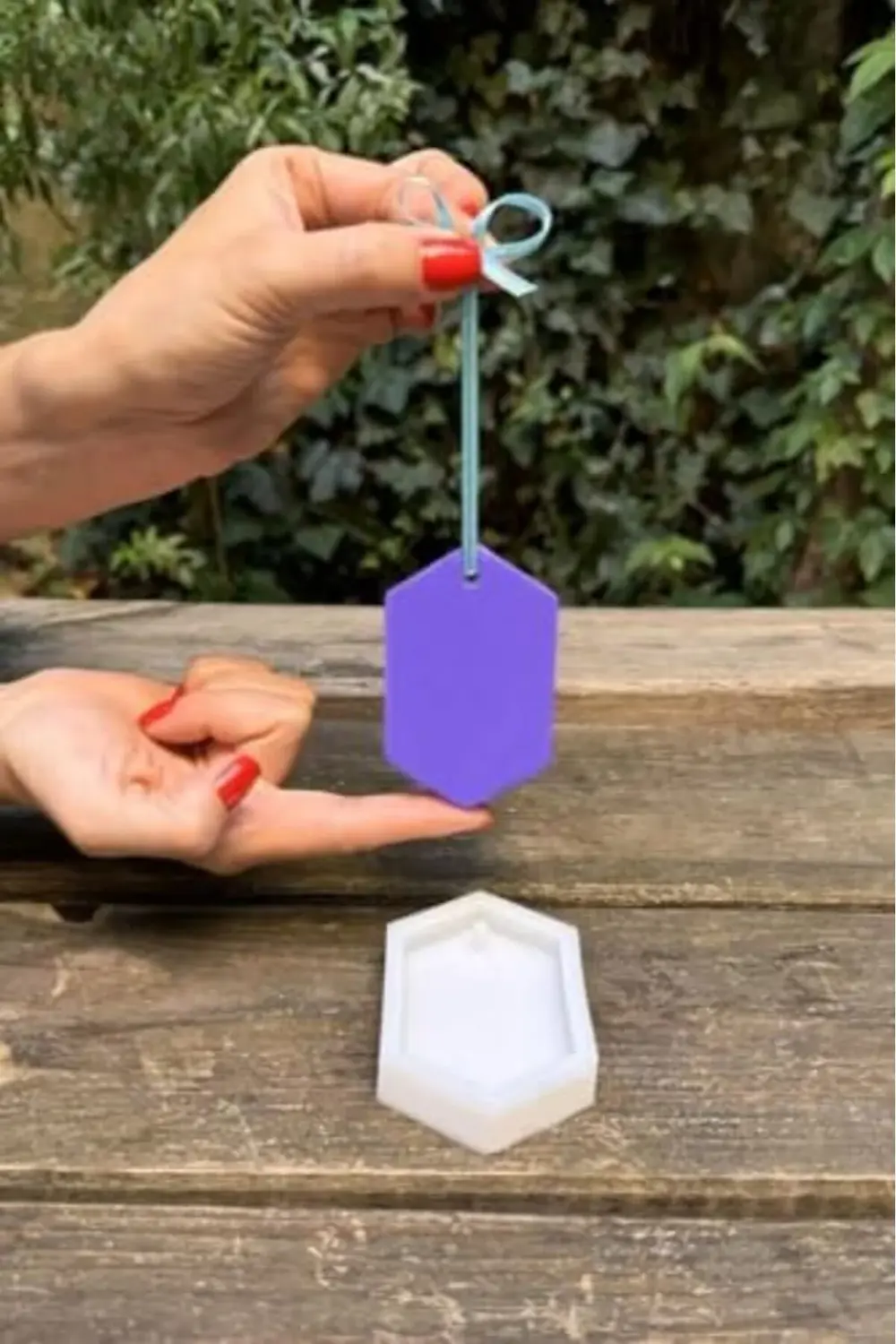 Concept Altıgen Koku Tableti Silikon Mum Kalıbı 1185222