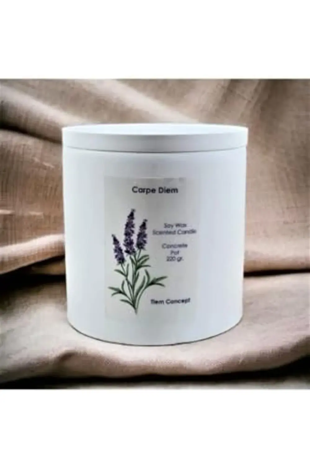 Concept Dekoratif Lavanta Kokulu Beyaz Renkli Saksılı Ve Kapaklı Concept Dekoratif Lavanta Kokulu Beyaz Renkli Saksılı Ve Kapaklı