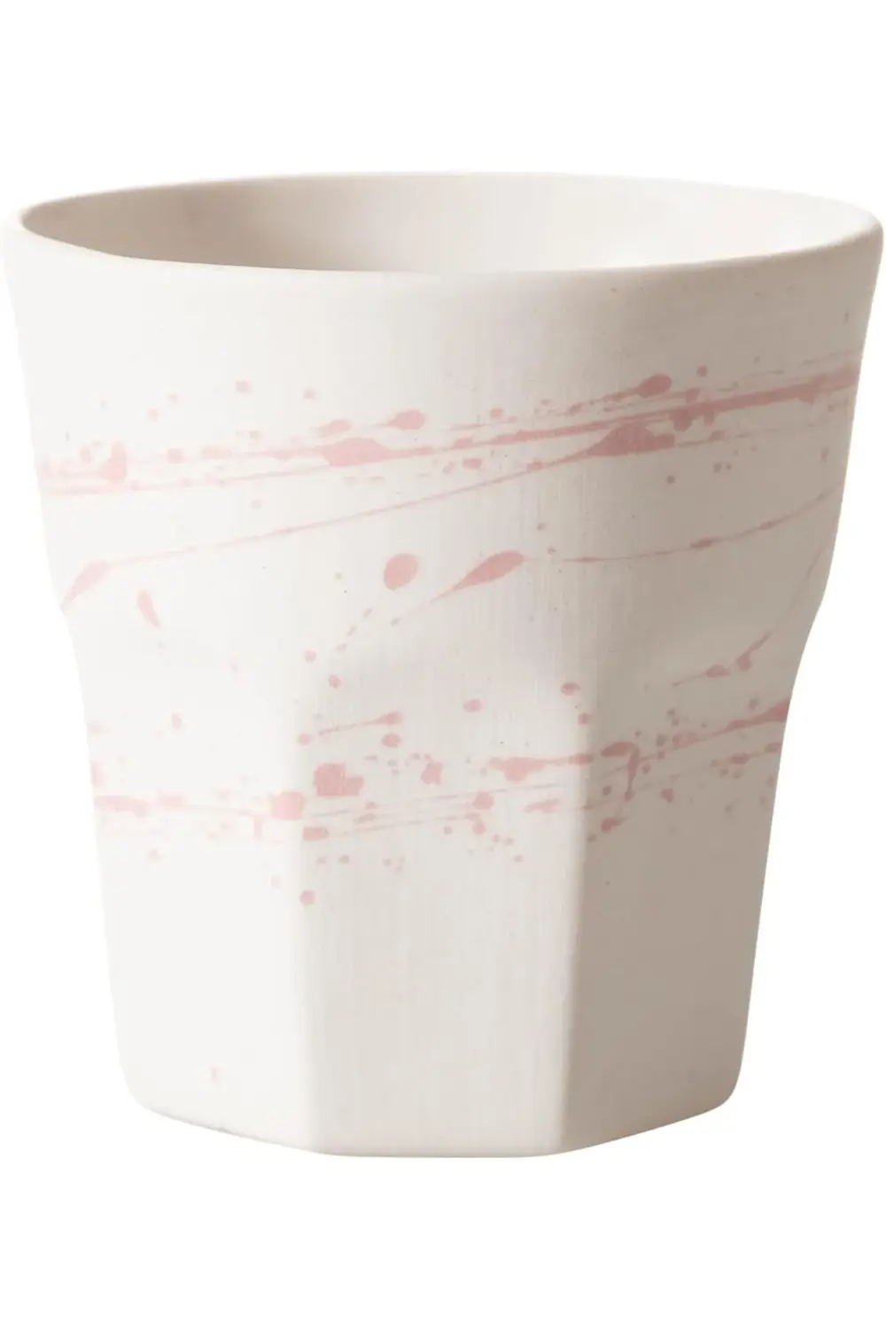 .concept El Yapımı Beyaz Pembe Espresso Fincanı 110 Mililitre 395