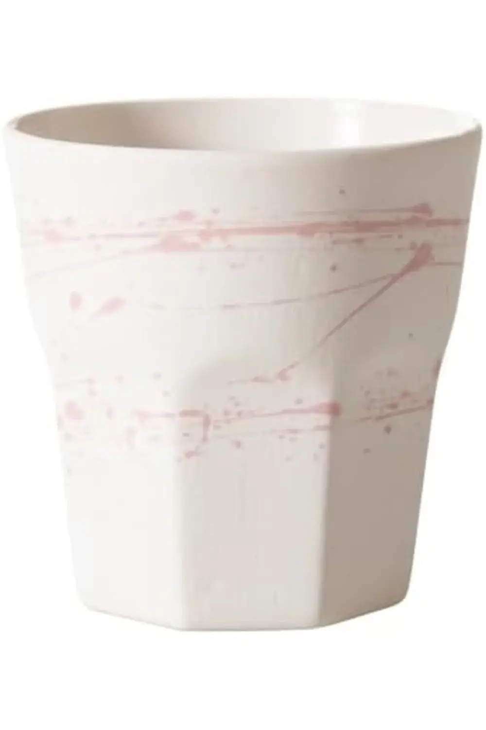 .concept El Yapımı Beyaz Pembe Espresso Fincanı 110 Mililitre 395