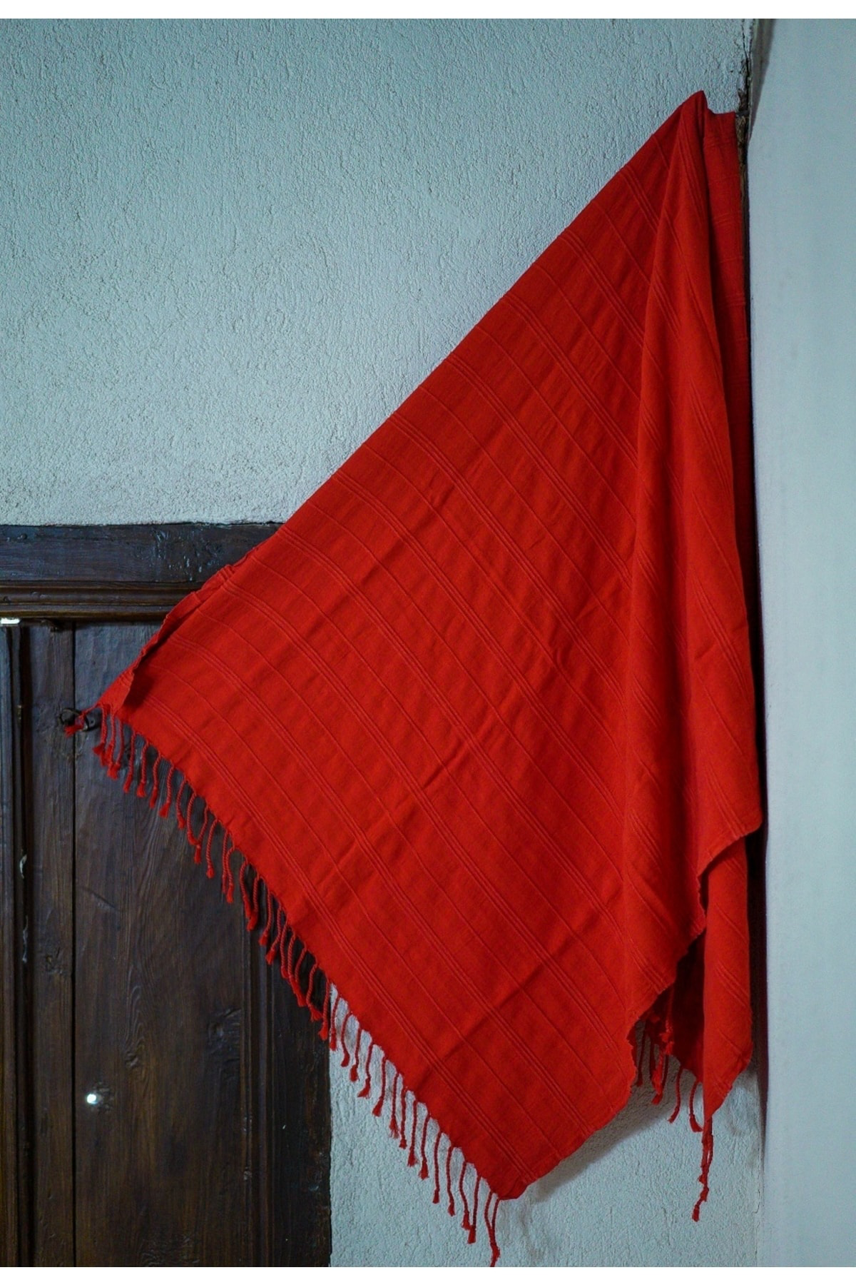 Concept Taşlama Peştemal Kırmızı