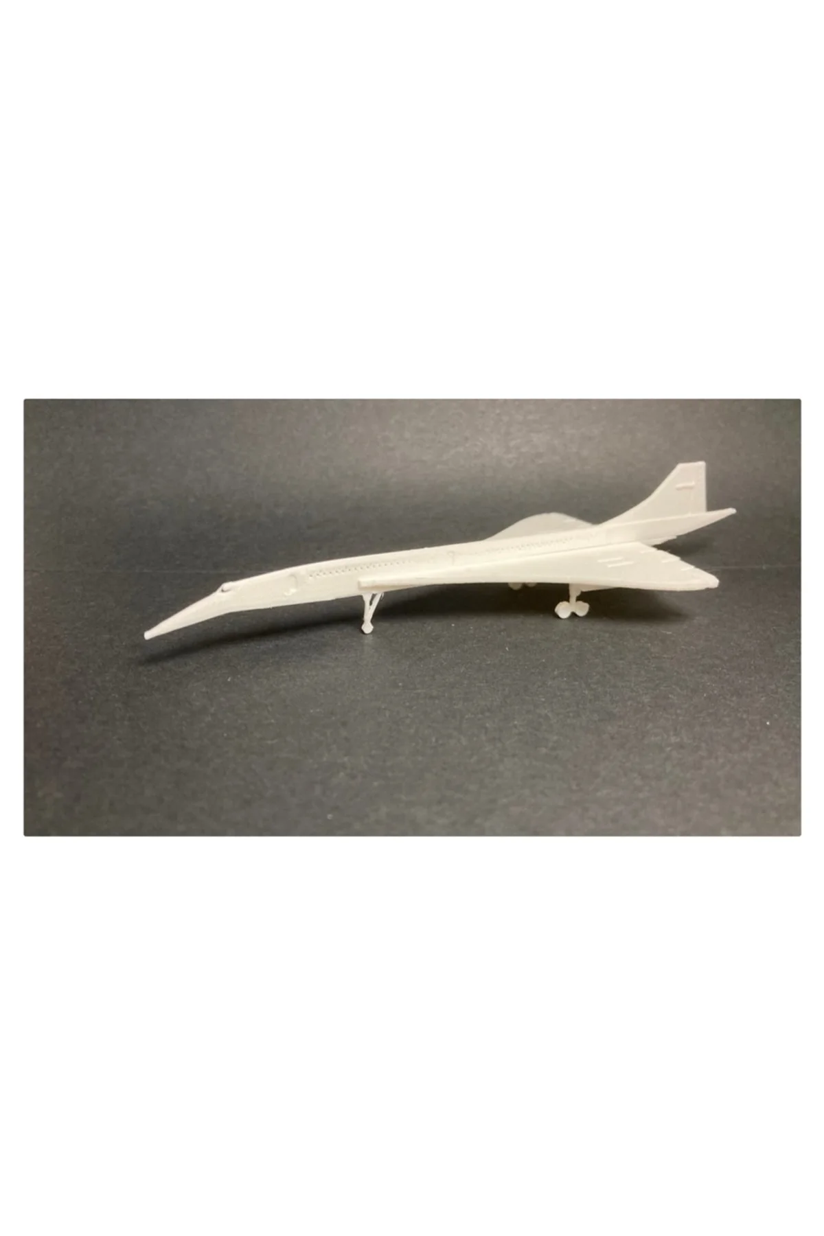 Concorde Maket Uçak Kartı