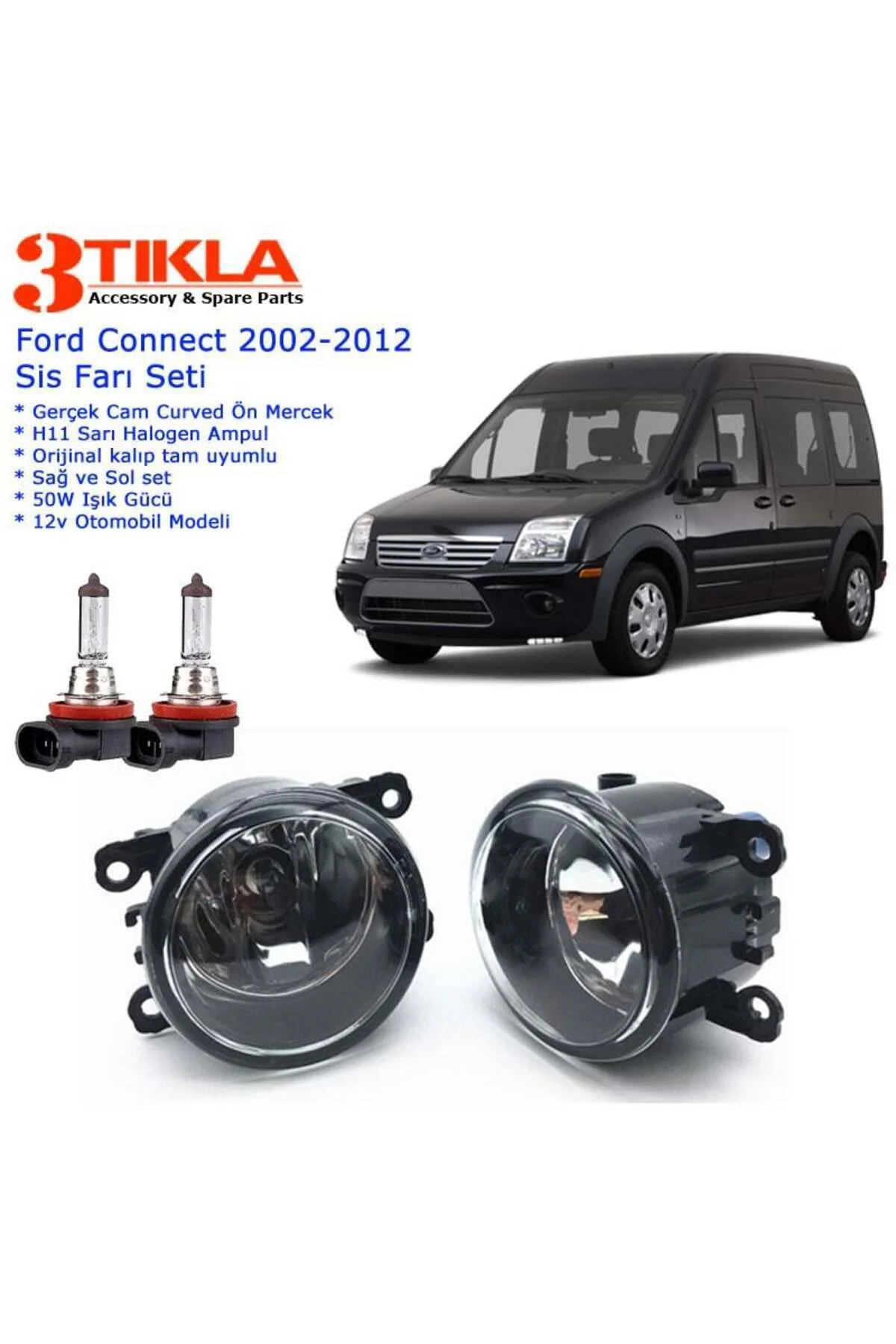 Connect 2004 Sis Farı Set Oem: 8200074008