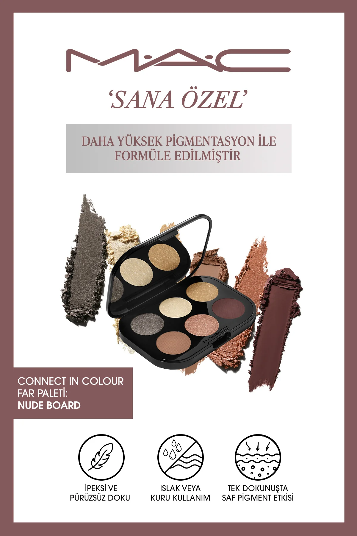 Connect In Colour 6'lı Far Paleti - NUDE BOARD 6.25GM