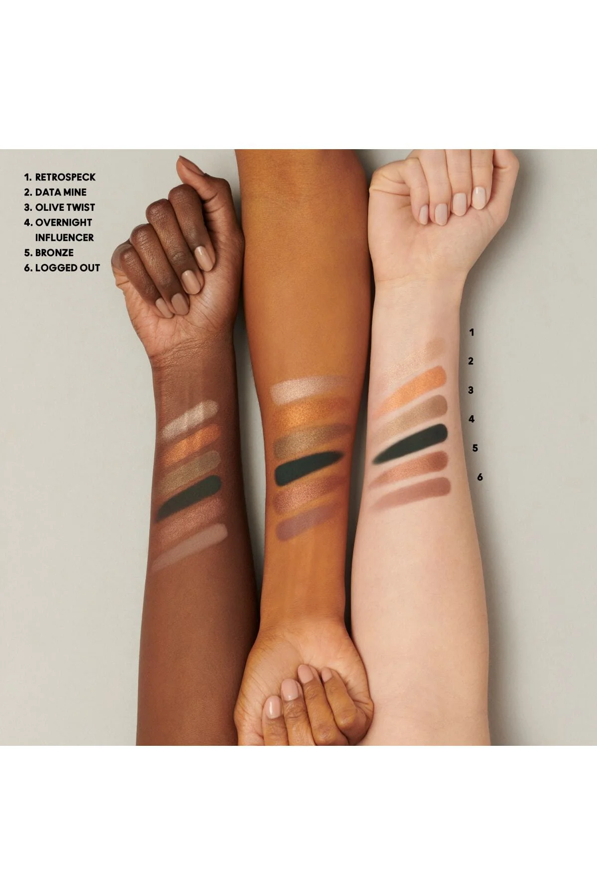 Connect In Colour 6'lı Far Paleti - Bronze Influence 6.25 G