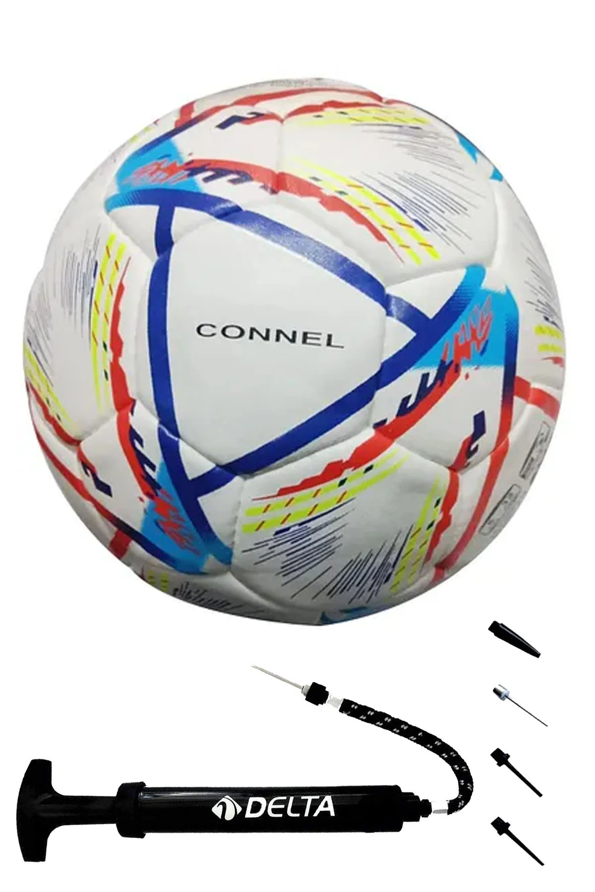 Connel 5 Numara Futbol Topu El Dikişli Dura-Strong + Çok Fonksiyo