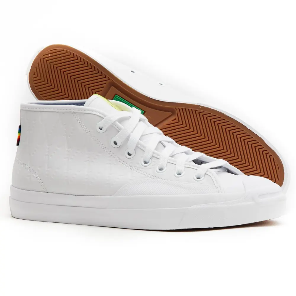 CONVERSE JACK PURCELL PRO MID WHITE/CHAMBRAY BLUE