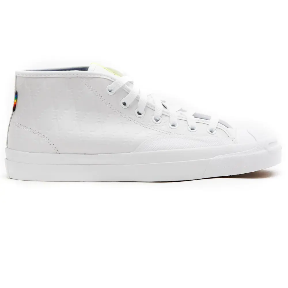 CONVERSE JACK PURCELL PRO MID WHITE/CHAMBRAY BLUE